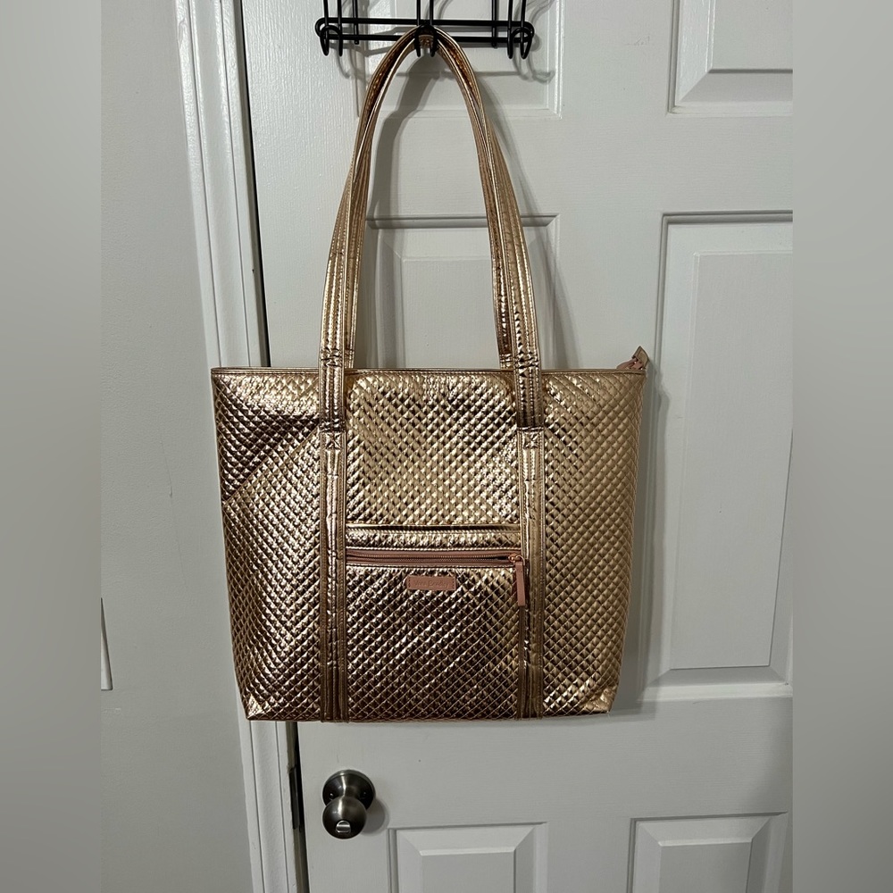 Vera Bradley Gold Tote- NWOT